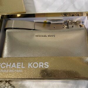 Michael Kors Shimmering Gold Belt Bag Brand New